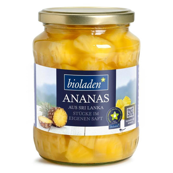 Produktfoto zu b*Ananasstücke 720 ml