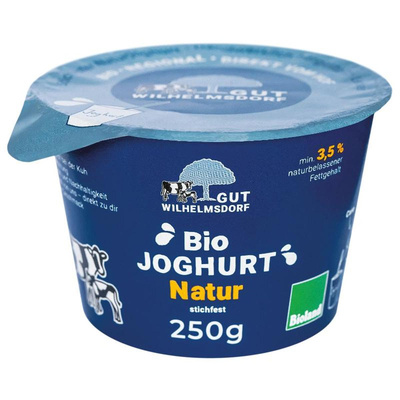 Produktfoto zu Joghurt natur stichfest 250 g