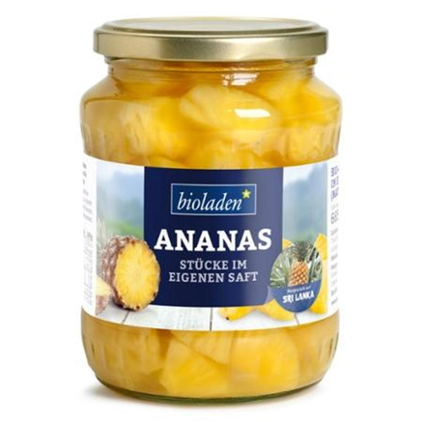 Produktfoto zu b*Ananasstücke 720 ml