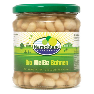 Produktfoto zu Bohnen weiße im Glas