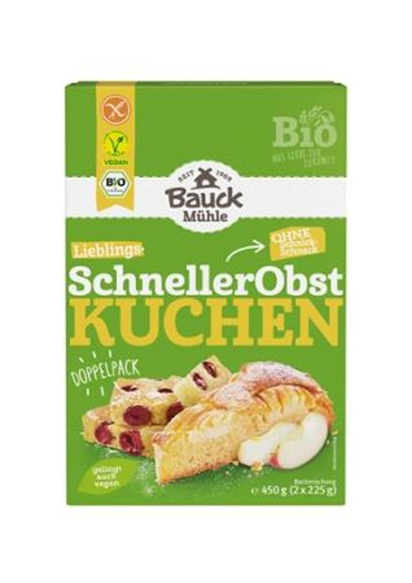 Produktfoto zu Backmischung Schneller Obstkuchen glutenfrei