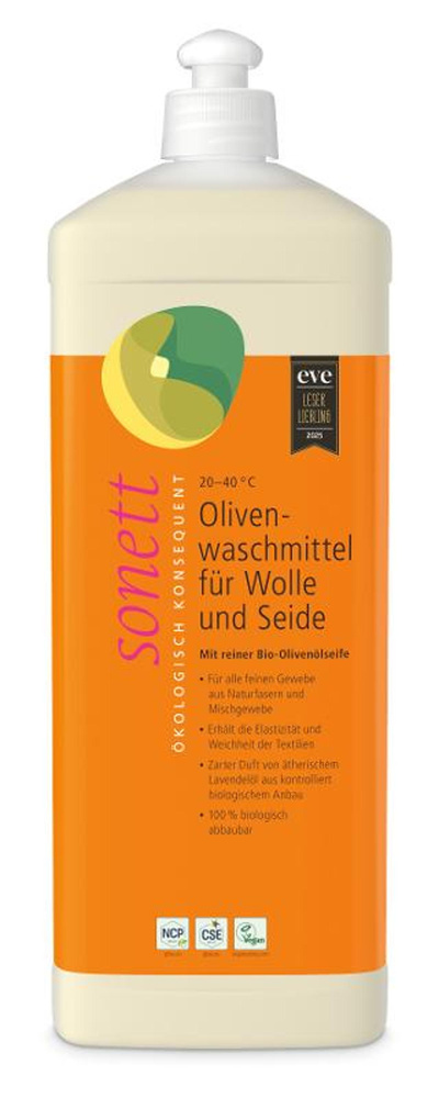 Produktfoto zu Olivenwaschmittel Seide&Wolle
