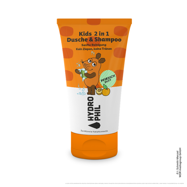 Produktfoto zu 2in1 Shampoo & Dusche Maus Pfirsich
