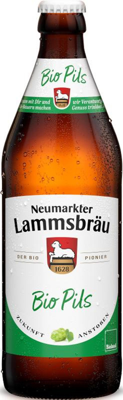 Produktfoto zu Lammsbräu Pilsener 0,5l KASTEN