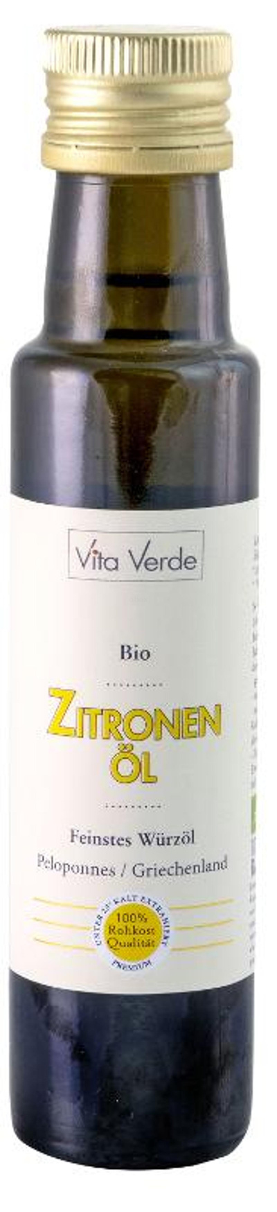 Produktfoto zu Orangenöl, Vita Verde, Rohkost Qualität, Olivenöl mit Orangen gepresst