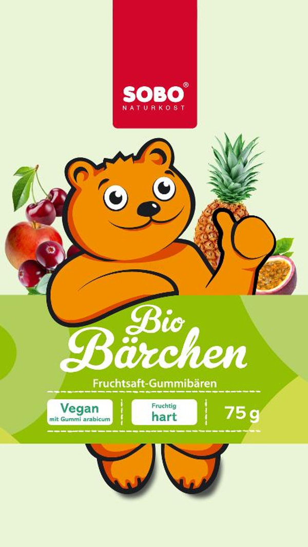 Produktfoto zu Bio-Bärchen m. Gummi Arabicum