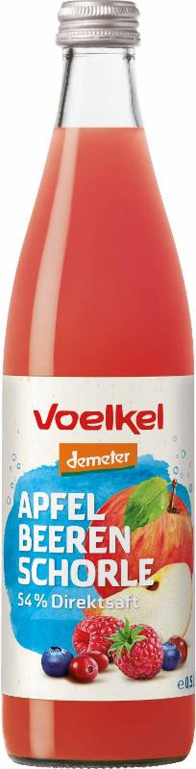 Produktfoto zu Apfel Waldbeeren Schorle