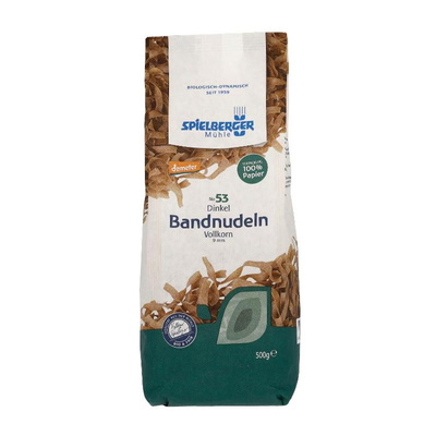 Produktfoto zu Dinkel- Vollkorn Bandnudeln