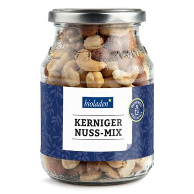 Produktfoto zu b*Kerniger Nuss-Mix, Mehrweg, Pfandglas bitte zurückgeben