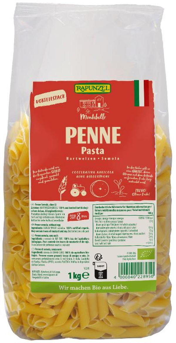 Produktfoto zu Penne Semola 1kg