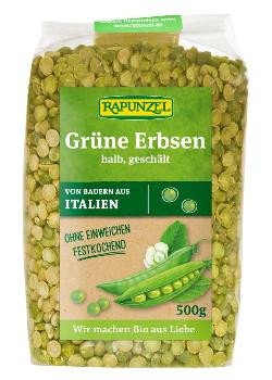 Produktfoto zu Erbsen grüne halbiert 500 g