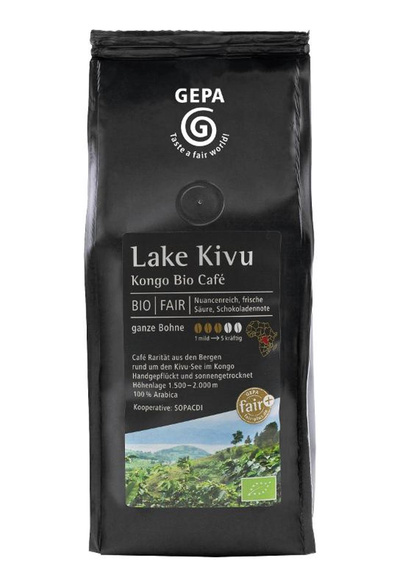 Produktfoto zu Kaffee Café Lake Kivu Bohne---
