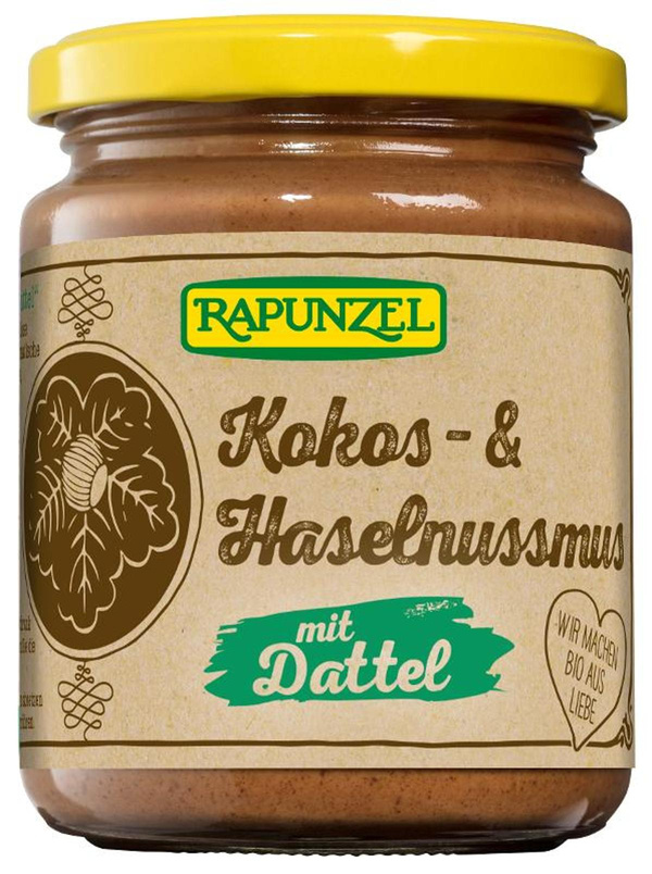 Produktfoto zu Kokos Haselnussmus mit Dattel