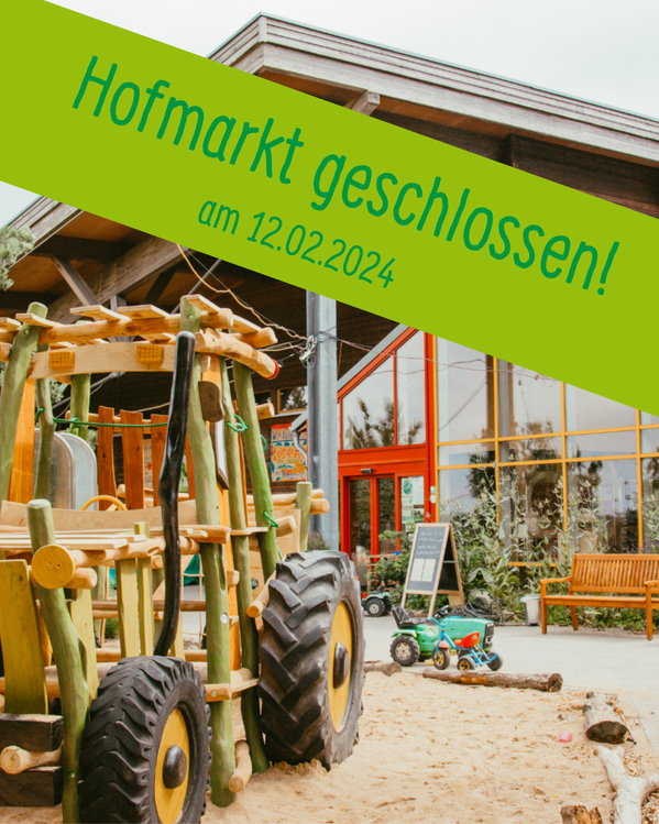 Hinweis, Hofmarkt, Traktor