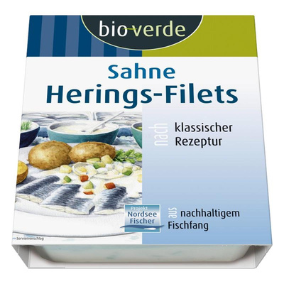 Produktfoto zu Sahne Hering Filets