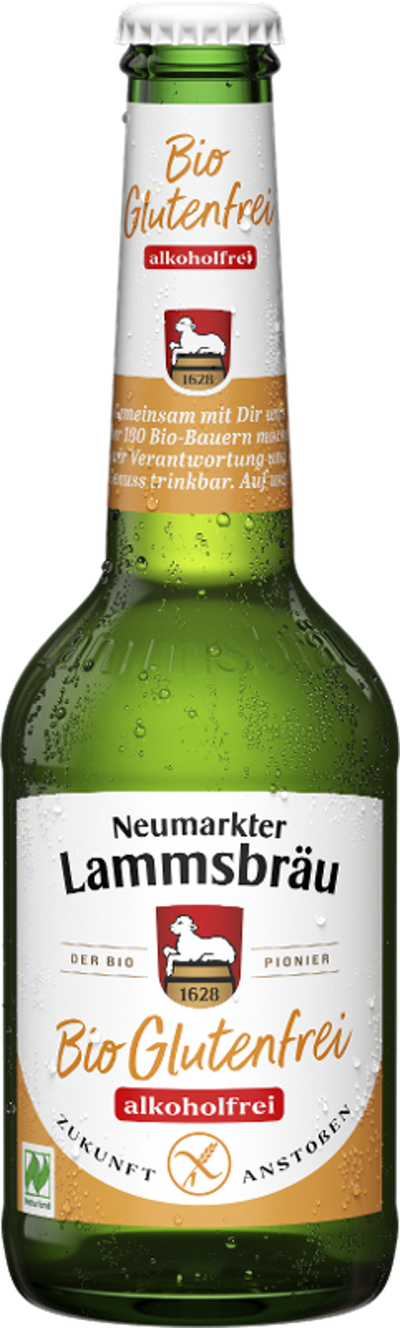 Produktfoto zu Lammsbräu glutenfrei und alkoholfrei EXTRAKISTE 10x0,33 l