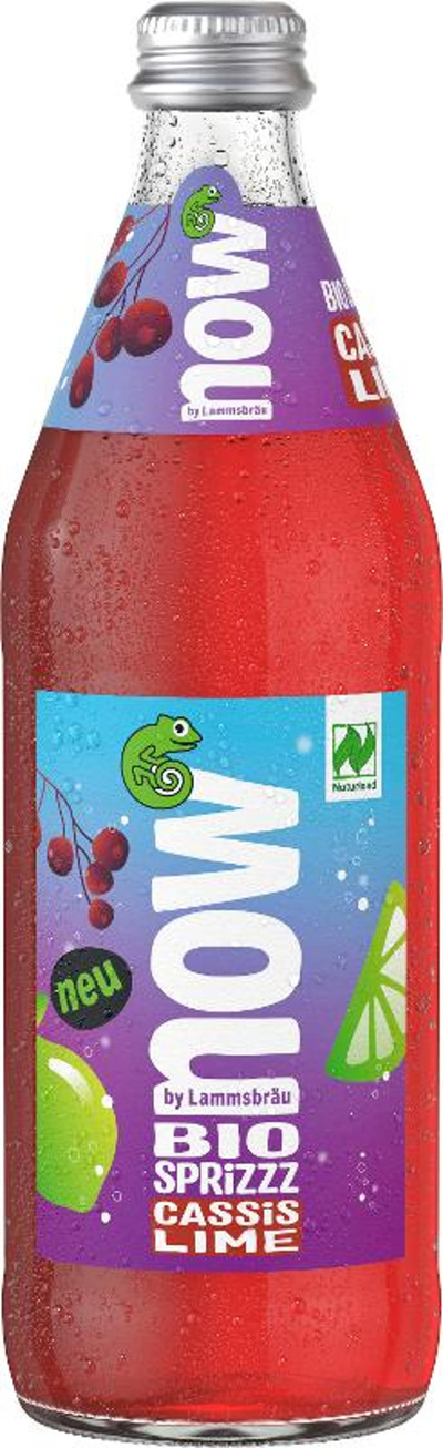 Produktfoto zu now Sprizz Cassis Lime 0,5 l