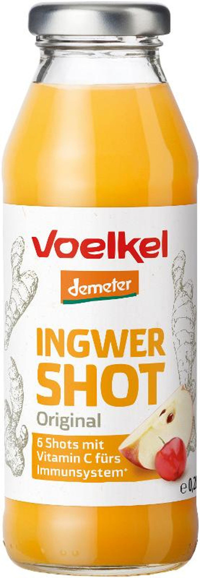 Produktfoto zu Shot Ingwer 0,28 l EINWEG