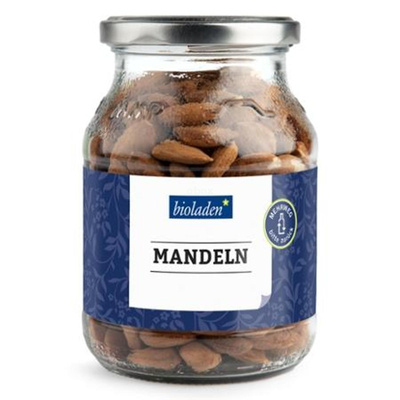 Produktfoto zu b*Mandeln, bioladen, Mehrweg, Pfandglas bitte zurückgeben