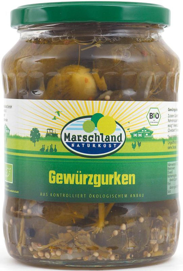 Produktfoto zu Gewürzgurken 670 ml