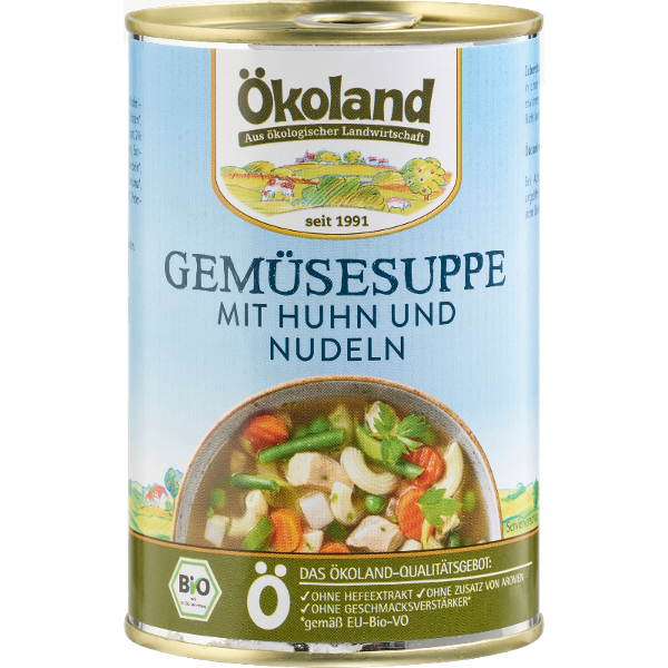 Produktfoto zu Suppe Gemüse mit Geflügel