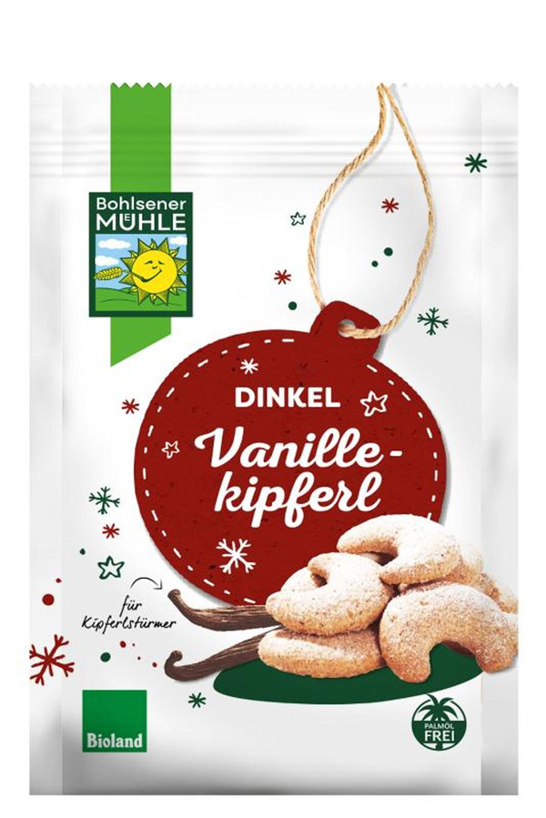 Produktfoto zu Dinkel Vanillekipferl Weihnach