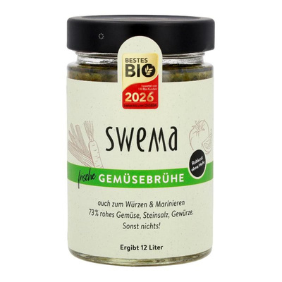 Produktfoto zu Swema, Frische Gemüsebrühe, roh und hefefrei
