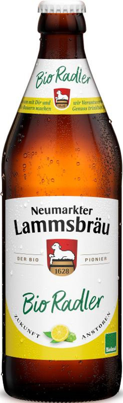 Produktfoto zu Lammsbräu Radler 0,5 l Kasten