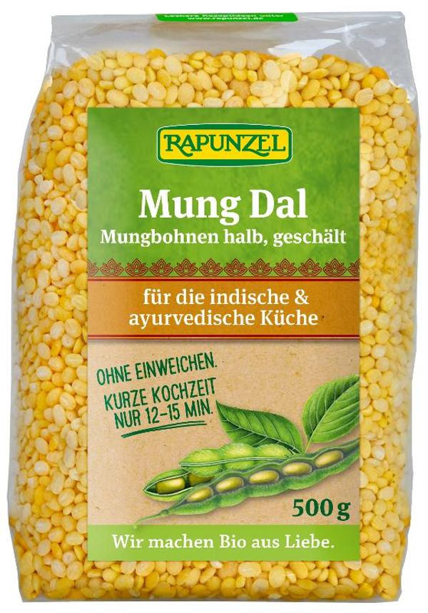 Produktfoto zu Mung Dal, Mungbohnen halb, ges