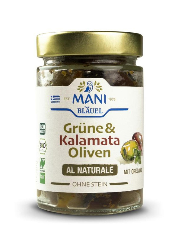 Produktfoto zu Grüne & Kalamata Oliven al Nat
