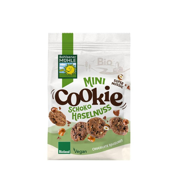 Produktfoto zu Mini Cookies Schoko Haseln.