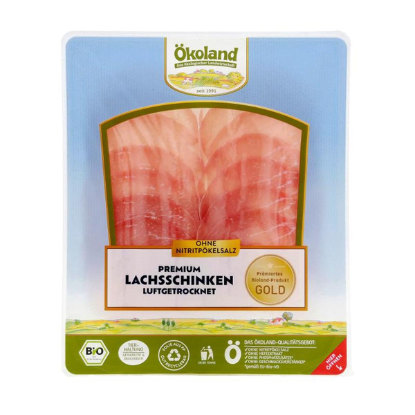 Produktfoto zu Lachsschinken 80 gr SB