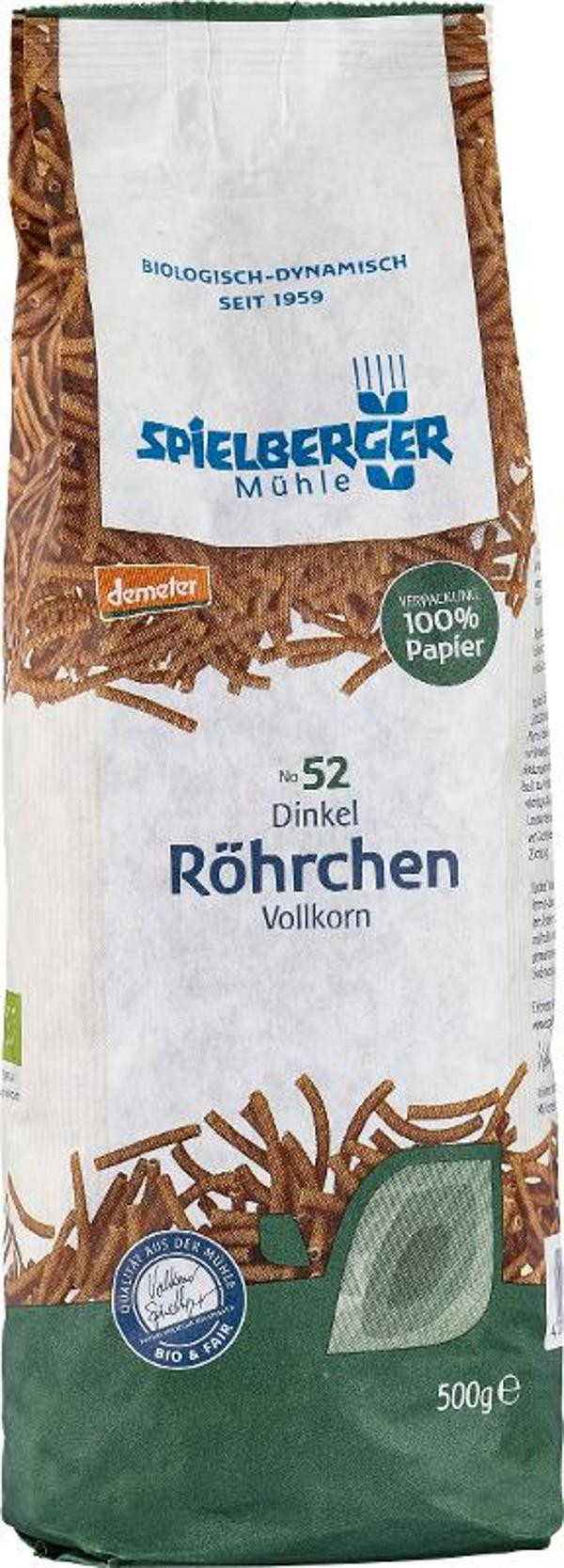 Produktfoto zu Dinkel - Vollkorn Röhrchen