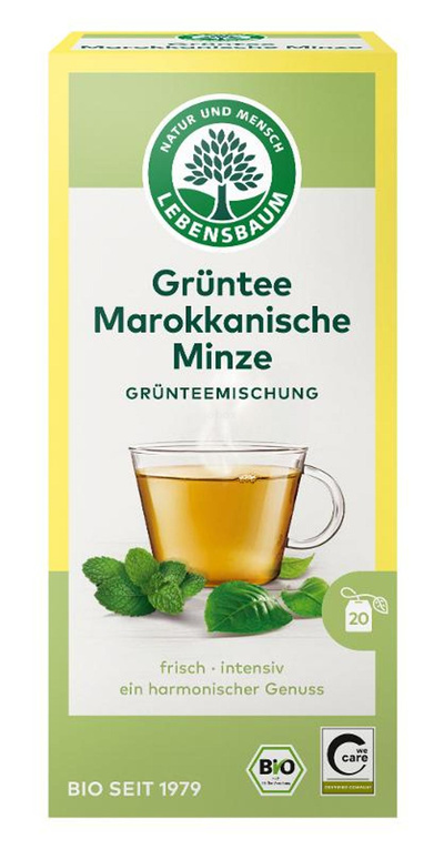 Produktfoto zu Grüntee Marokkanische Minze TB