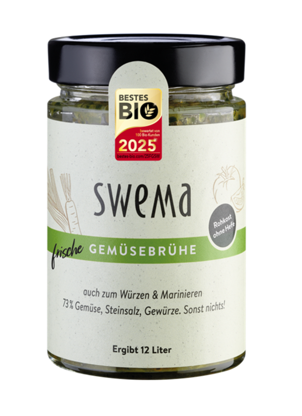 Produktfoto zu Swema, Frische Gemüsebrühe, roh und hefefrei
