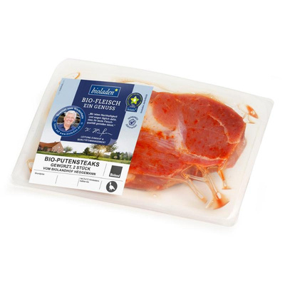 Produktfoto zu Putensteaks gewürzt