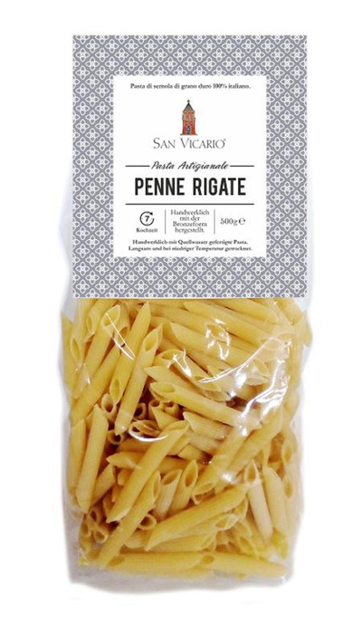 Produktfoto zu Pasta Penne rigate artigianali