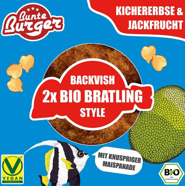 Produktfoto zu Jackfruit Backvish Burger---