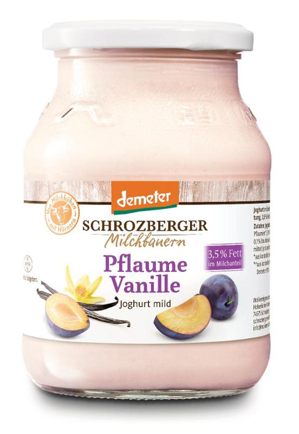 Produktfoto zu Joghurt Pflaume Vanille----