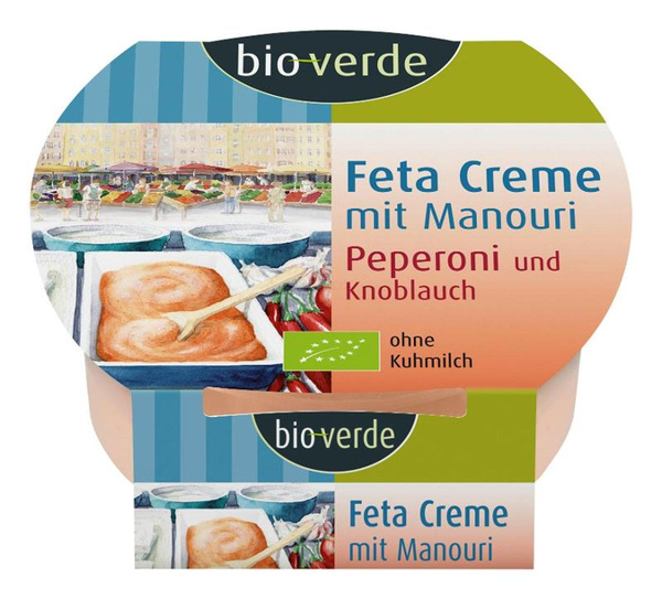 Produktfoto zu Feta-Creme Knobi_Peperoni