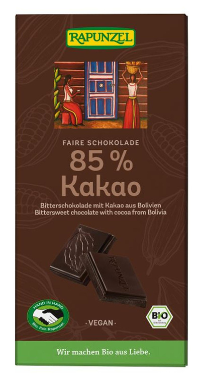 Produktfoto zu Schoki Bitter 85%