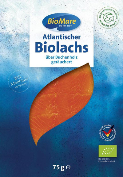Produktfoto zu Irischer Atlantik Lachs, geräuchert