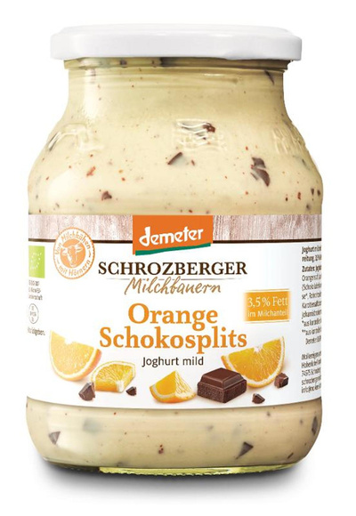 Produktfoto zu Joghurt Orange Schokosplits