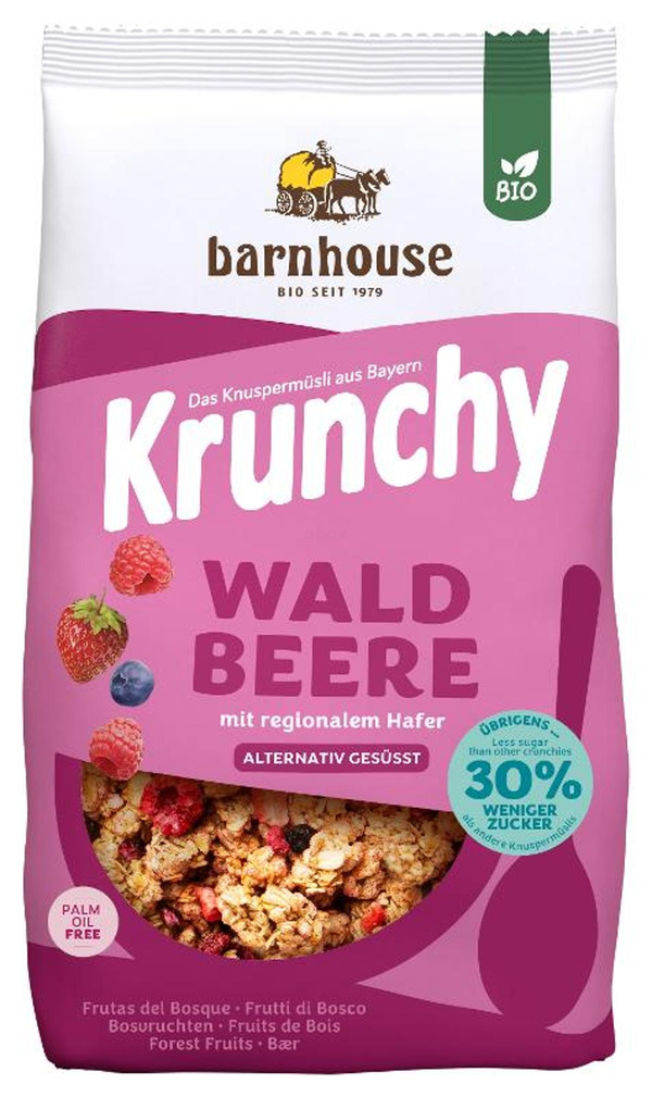 Produktfoto zu Krunchy Pur Waldbeere 750 g -> jetzt 500 g