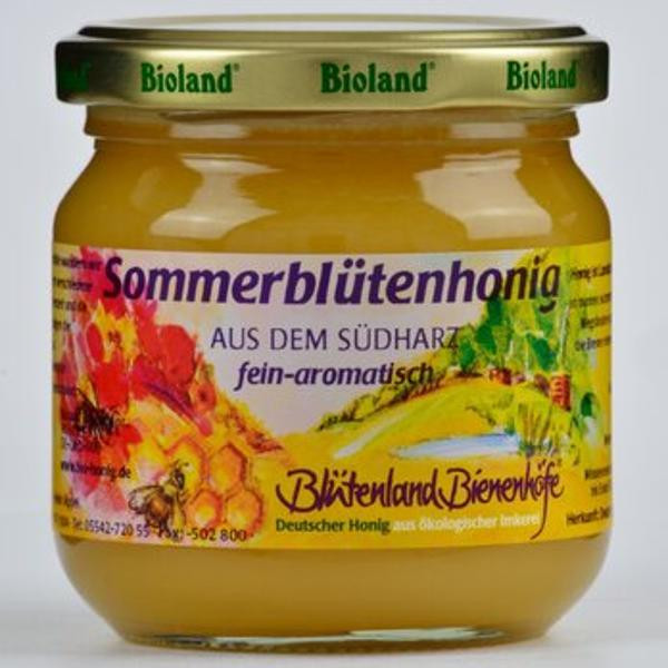 Produktfoto zu Sommerblütenhonig 250 g