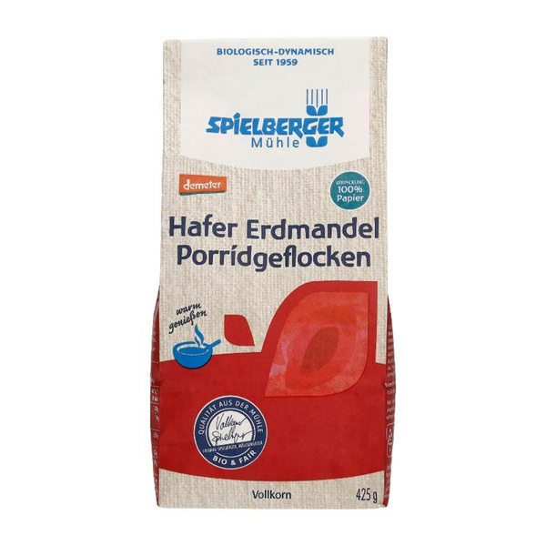 Produktfoto zu Hafer Erdmandel Porridgeflocke