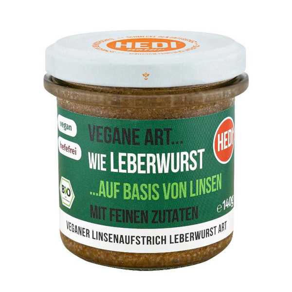 Produktfoto zu Vegane Art Leberwurst aus Linsen