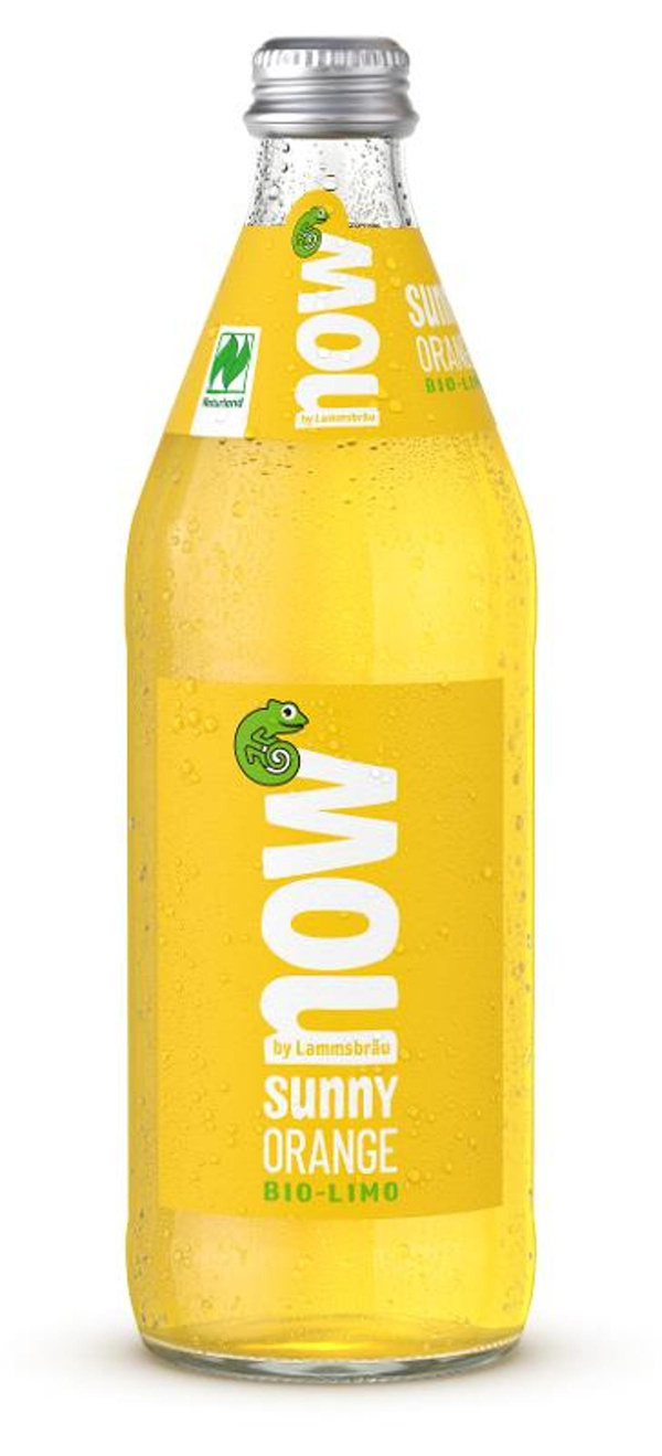 Produktfoto zu now Sunny Orange 0,5 l