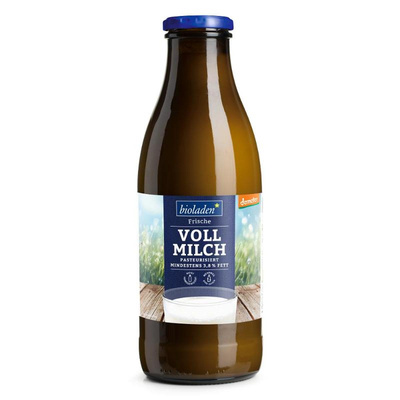 Produktfoto zu Vollmilch Demeter 1 l