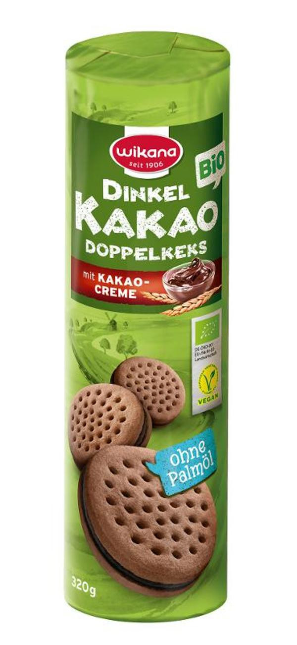 Produktfoto zu Dinkel Kakao Doppelkeks mit Ka